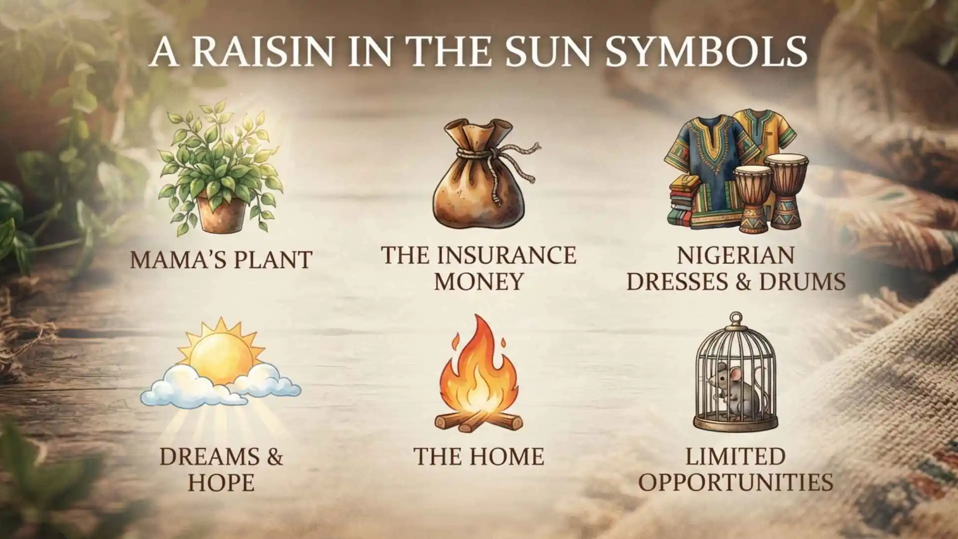 A Raisin in the Sun Symbols: Meaning and Analysis of the Major Symbols