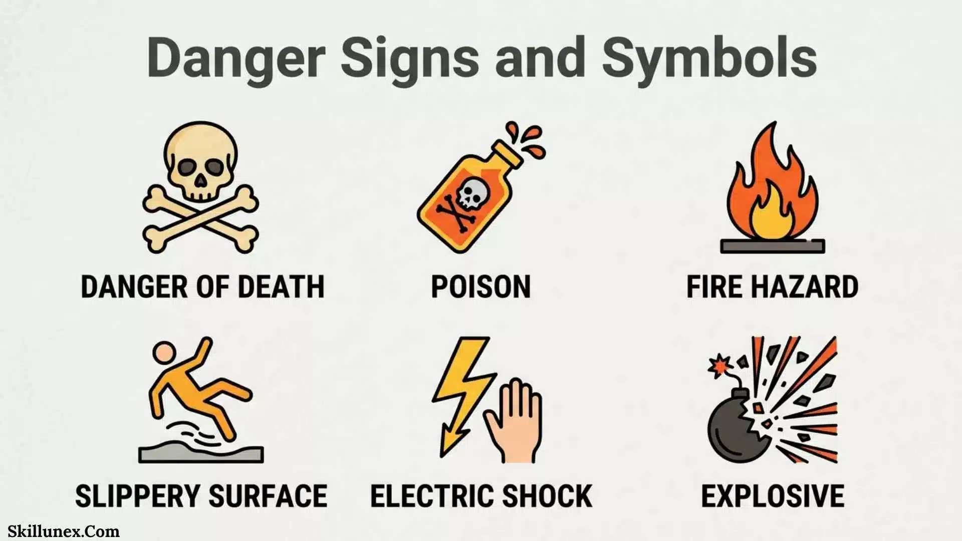 99+ Danger Signs and Symbols: Meanings, Types, and Safety Importance