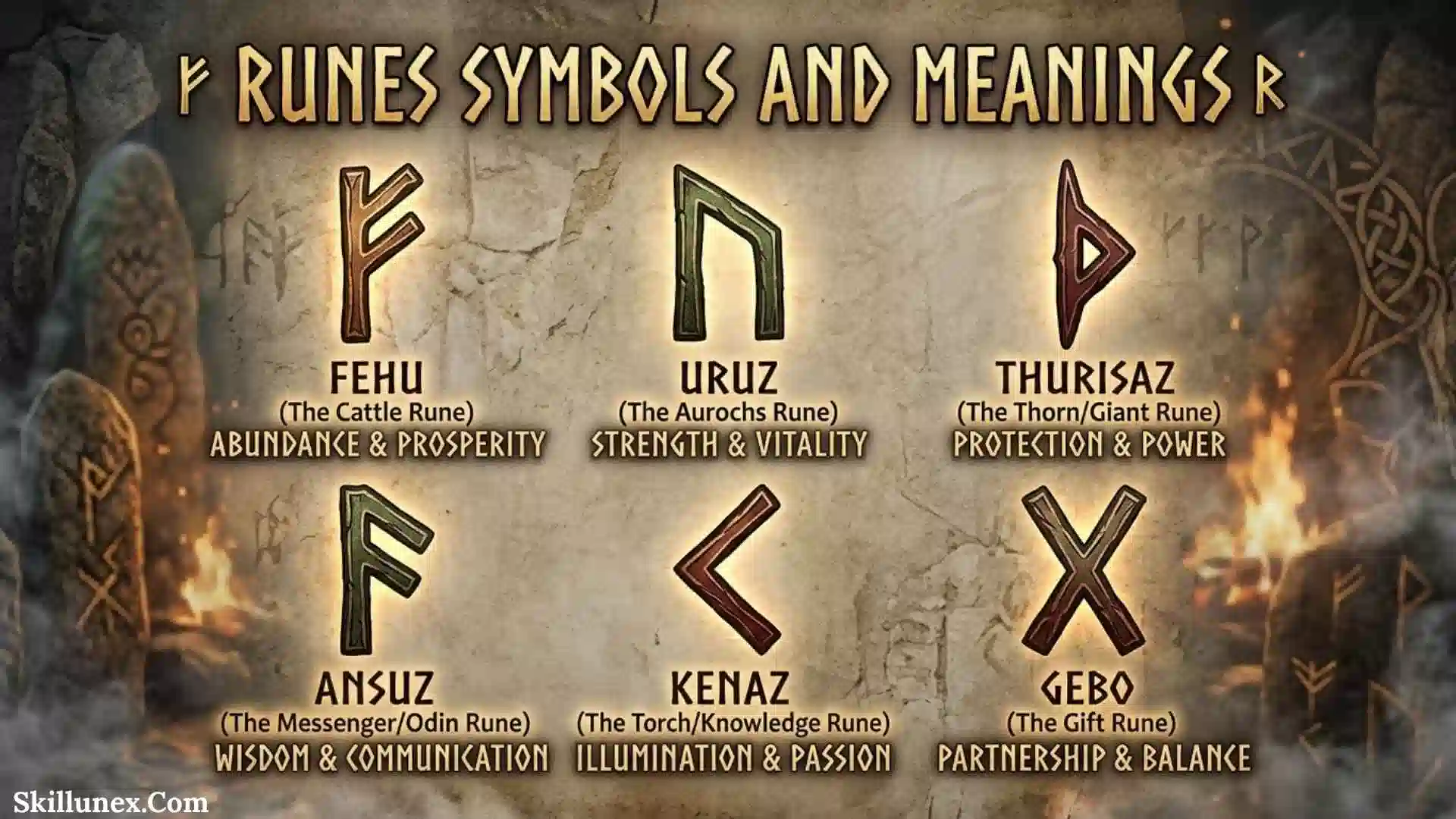 117+ Runes Symbols and Meanings: Elder Futhark Runes Explained
