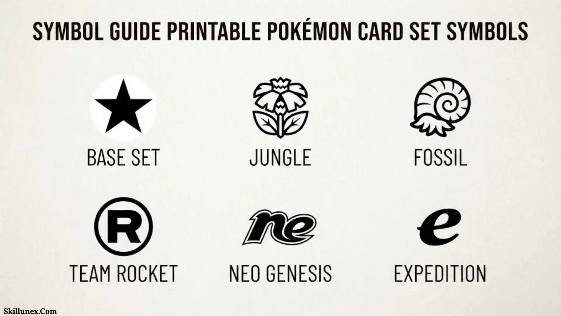 99+ Symbol Guide Printable Pokémon Card Set Symbols: A Complete Collector’s Guide