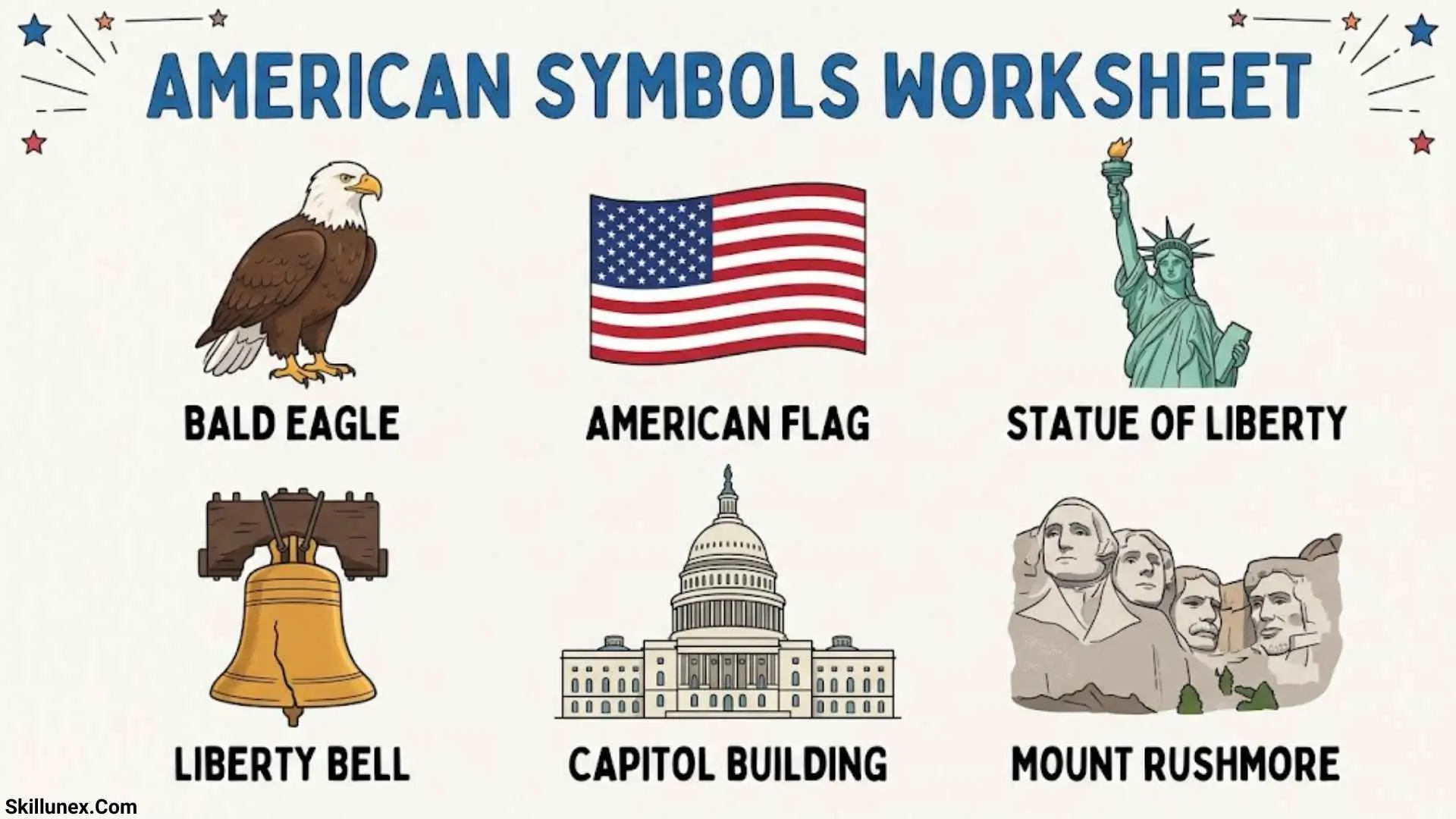 American Symbols Worksheet