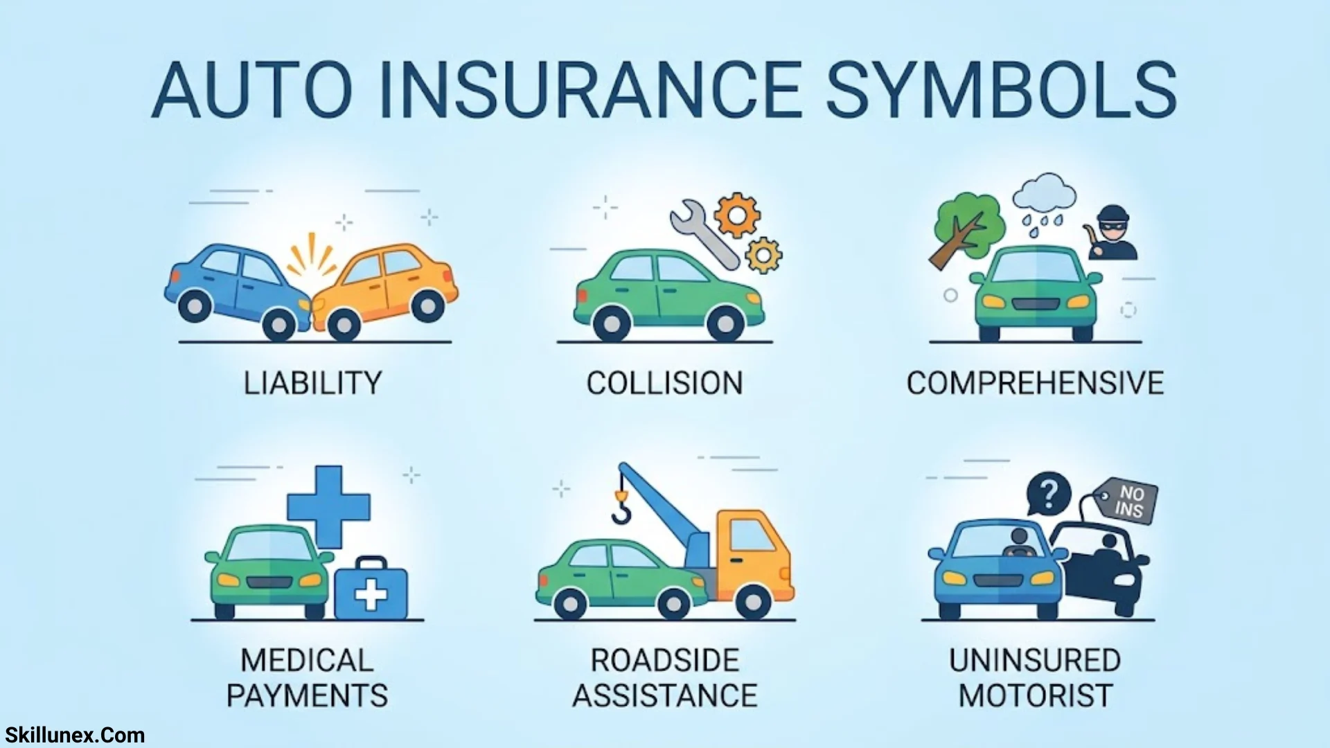 Auto Insurance Symbols